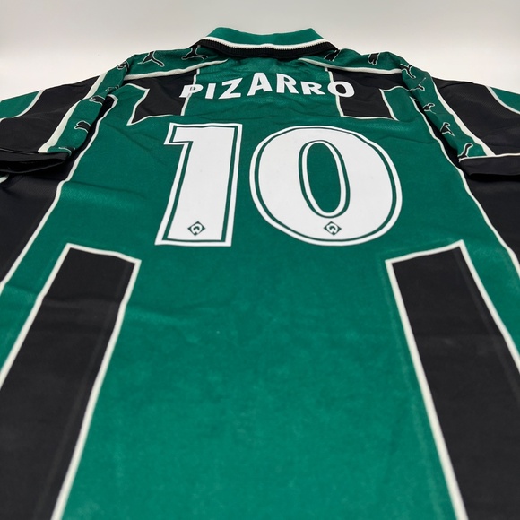 Pizarro #10 Werder Bremen 2000 Home ORIGINAL Puma VTG Rare Soccer Jersey (L) - Picture 5 of 9